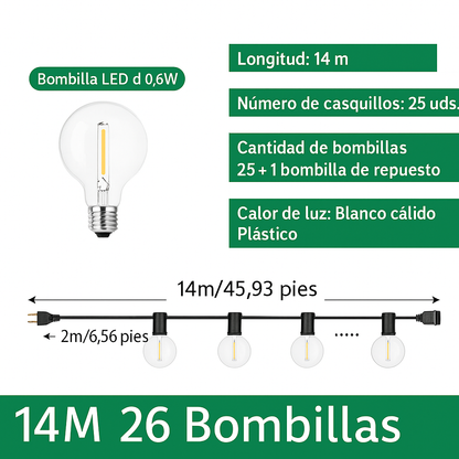 GUIRNALDA DE LUCES LED - MARIAH
