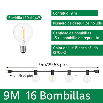 GUIRNALDA DE LUCES LED - MARIAH